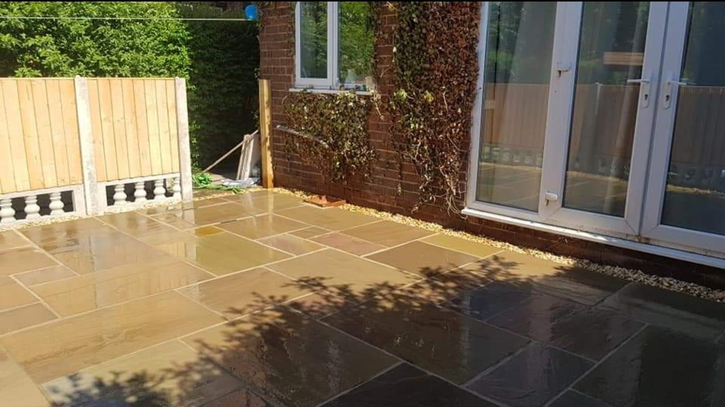 New Garden Patio Installation New Garden Patio Installation
