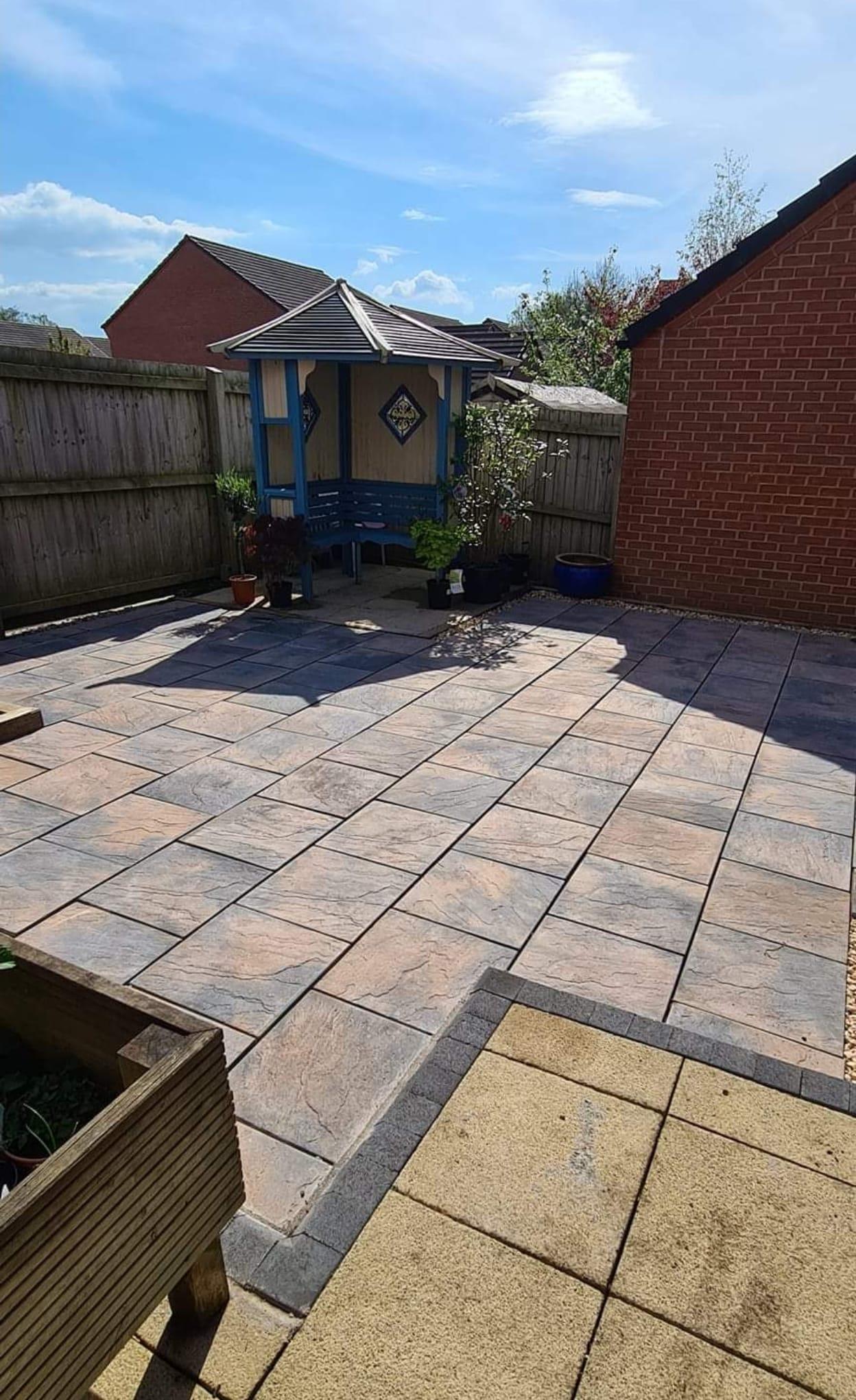 Porcelain paved patios Porcelain paved patios